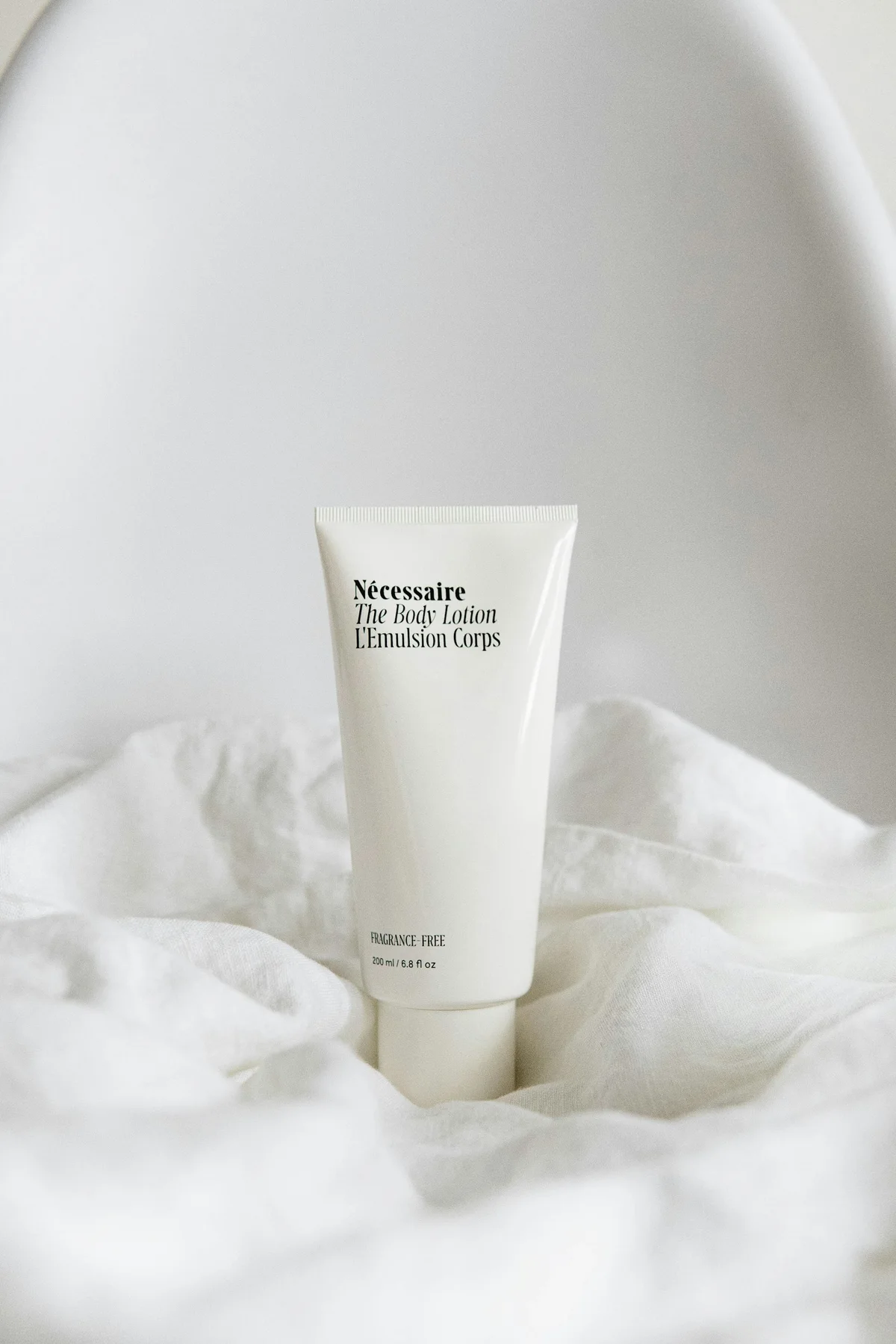 Professional skincare product prepared for treatment